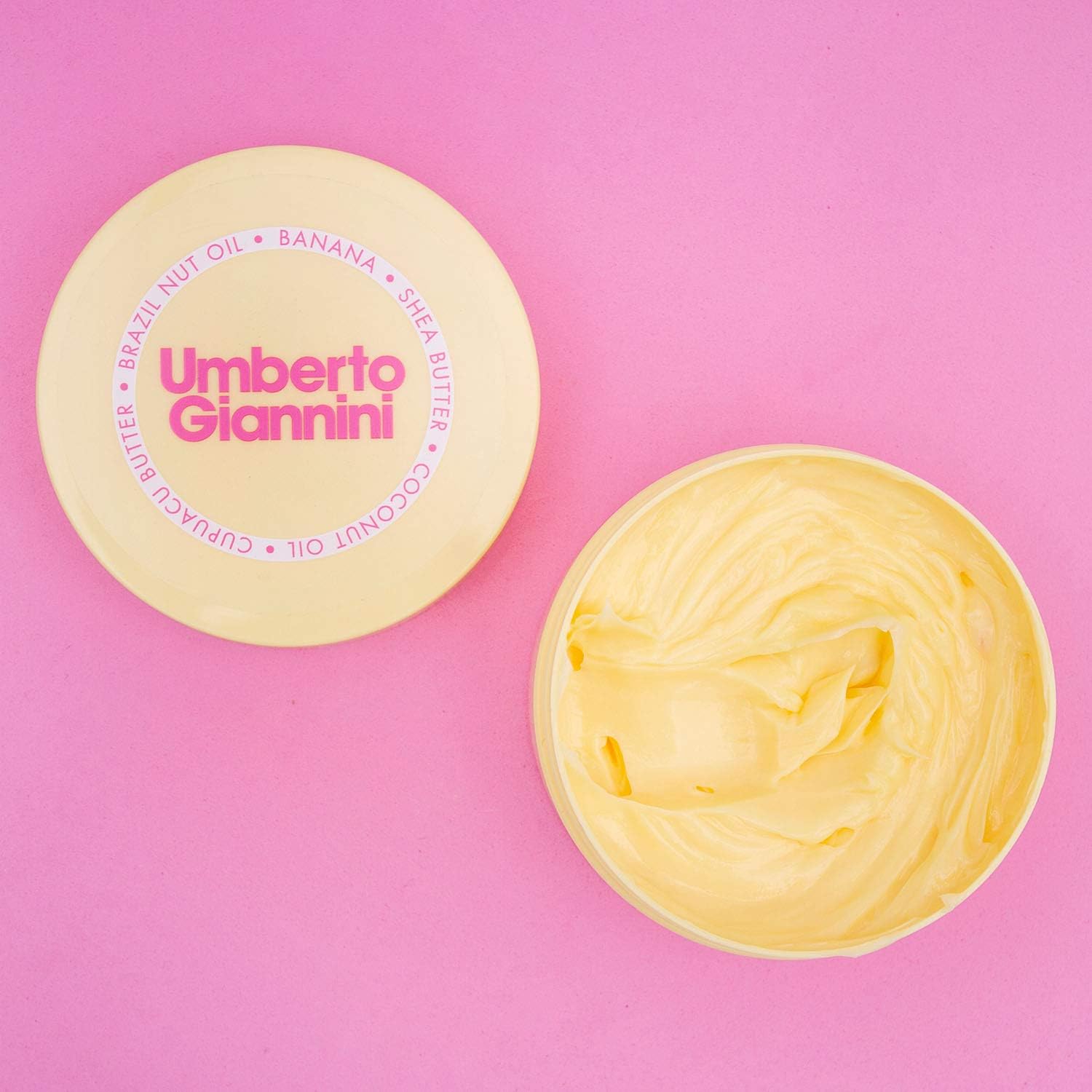 Umberto Giannini Coily Banana Butter Repair + Restore Leave-in Conditioner Vegan Cruelty Free 97% Natural, 2 Pack : Amazon.co.uk: Beauty
