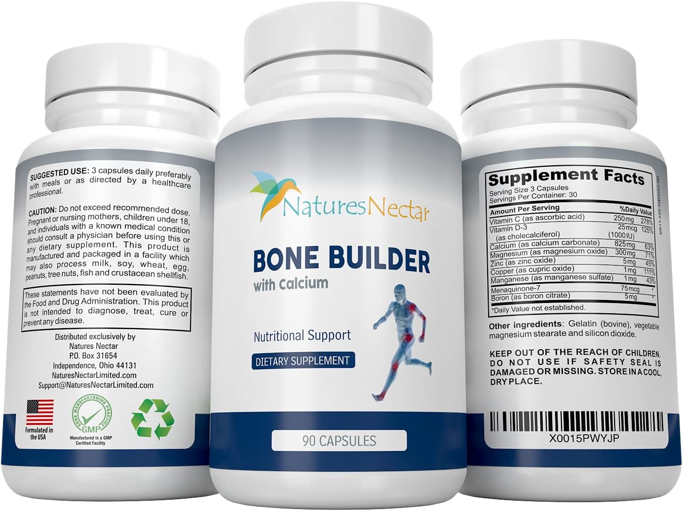 Bone Builder Joint Supplements For Women - Increased Bone Health Plus New Growth - Bone Strength Formula - Organic Bone Care For Max Raw Absorption Boost - Feel New Life & Alive