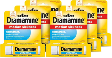 Dramamine Original, Motion Sickness Relief, 12 Count, 6 Pack