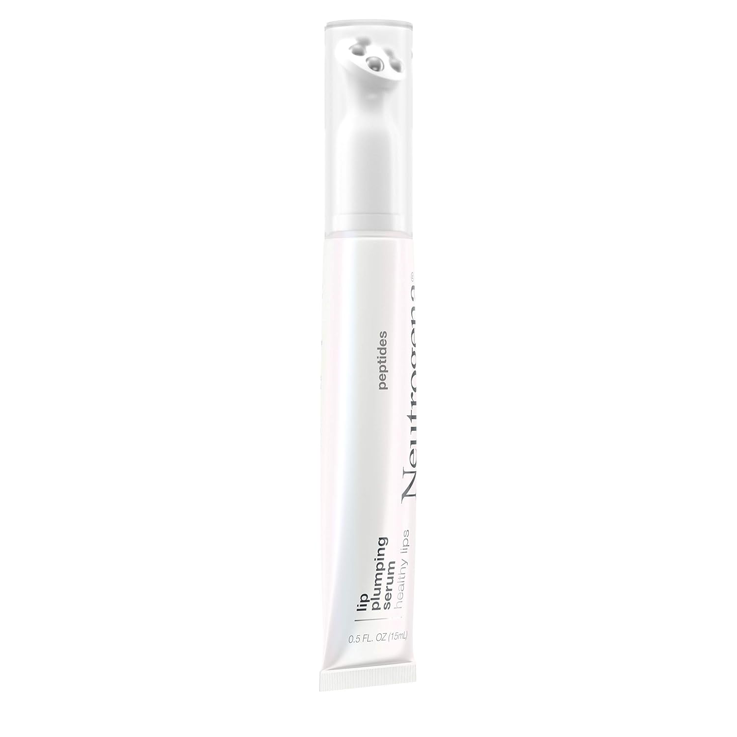 Neutrogena Healthy Lips Plumping Serum, Lip Enhancer with Peptides Nourishes and Promotes the Appearance of Naturally Fuller and Plumper-Looking Lips, 0.5 fl. oz : Beauty & Personal Care