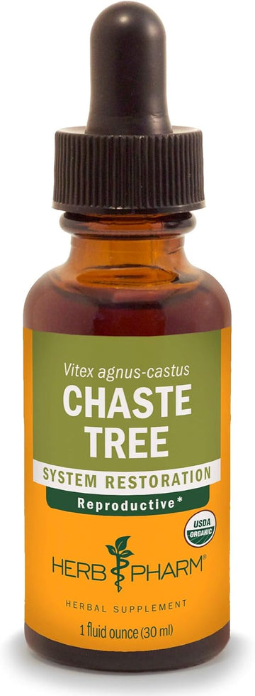 Herb Pharm Chaste Tree Liquid Extract for Female Reproductive System Support - 1 Ounce (DCHASTE01)