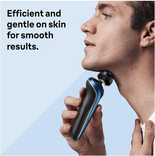 Braun Series 6 Electric Shaver For Men, Wet & Dry Razor With 4In1 Smartcare Center, Beard Trimmer & Body Groomer Attachments, 100% Waterproof, 60Min Runtime, Made In Germany, Model 62-S7650Cc, Silver