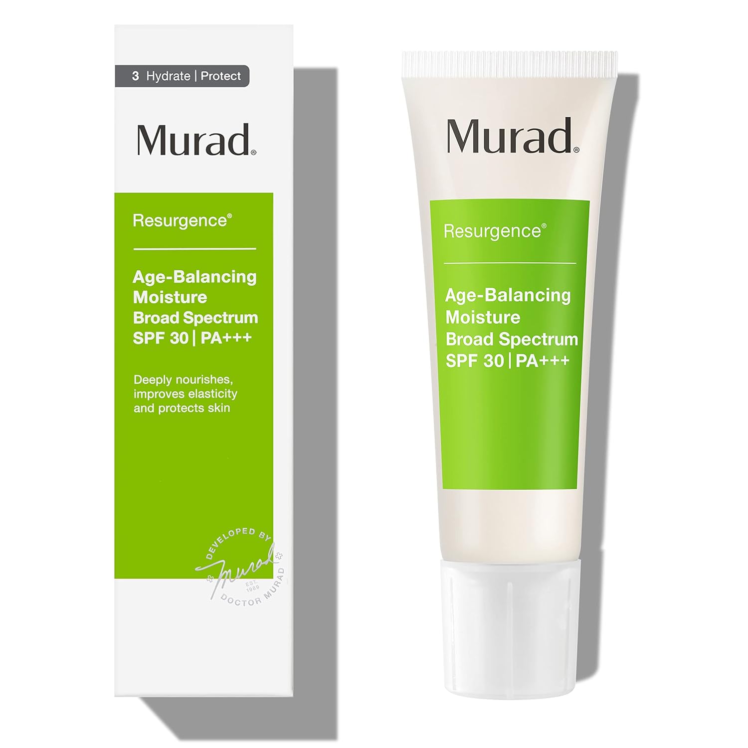 Murad Age-Balancing Moisture Broad Spectrum Spf 30 - Resurgence Moisturizer Spf - Protects And Improves Elasticity, 1.7 Oz