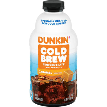 Dunkin’ Caramel Flavored Cold Brew Coffee Concentrate, 31 Ounce