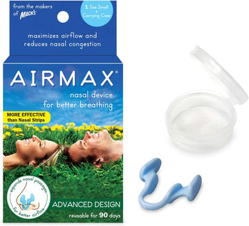 Nasal Dilator for Better Breathing ? Natural, Comfortable, Breathing Aid Solution for Maximum Airflow and Reduced Nasal Congestion (Small - Blue)