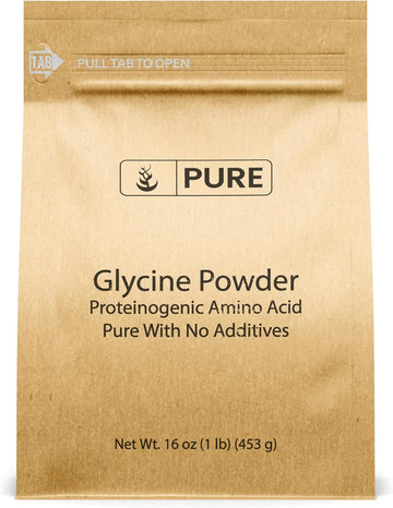 Pure Original Ingredients Glycine Power, 1 Lb, Non-Gmo, Non-Essential Amino Acid