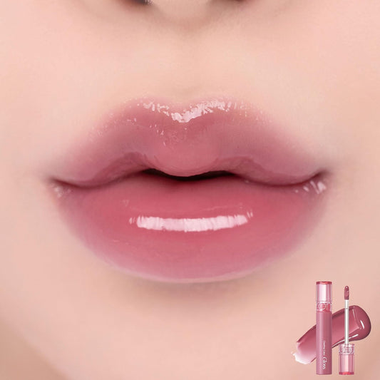 Rom&Nd Glasting Color Gloss (04 Grapy Way) | Kbeauty, Plumping, Glossy, Moisturizng, Natural Color, Long-Lasting