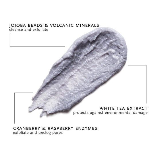 Arcona Cranberry Gommage – Purifying Scrub To Exfoliate And Unclog Pores - Brighten, Tone, And Resurface Skin With Zeolite, Blueberry - Natural Face Exfoliator, 3.4 Oz