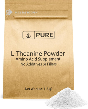 Pure Original Ingredients L-Theanine (4 Oz) Amino Acid Supplement, No Additives Or Fillers