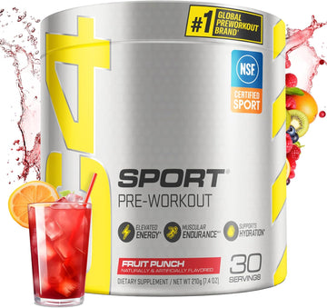 Cellucor C4 Sport Pre Workout Powder Fruit Punch - Nsf Certified For Sport | 30 Servings, Packaging May Vary