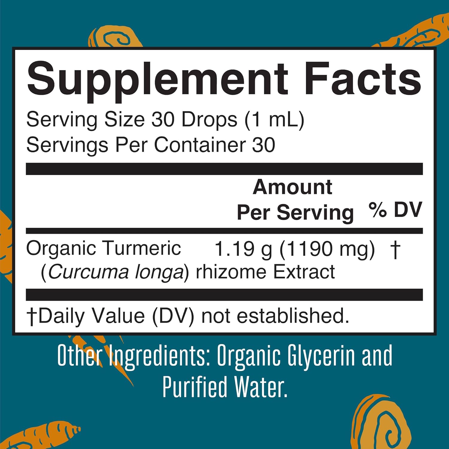 MaryRuth Organics Turmeric Curcumin Liquid Drops Sugar Free | USDA Organic | Organic Turmeric Supplement | Joint Support Supplement | Liver Support | Non-GMO | Gluten Free | Vegan | 1 Fl Oz : Health & Household