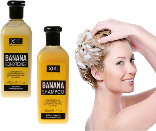 Xhc Xpel Hair Care Banana Shampoo And Conditioner Combo, 400Ml