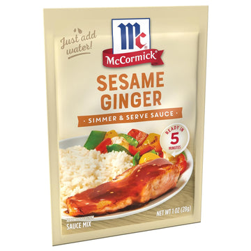 Mccormick Sesame Ginger Simmer & Serve Sauce Mix, 1 Oz (Pack Of 12)