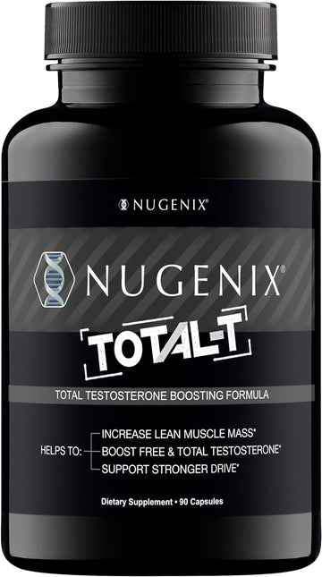 Nugenix Total-T, Free And Total Testosterone Booster Supplement For Men, 90 Count