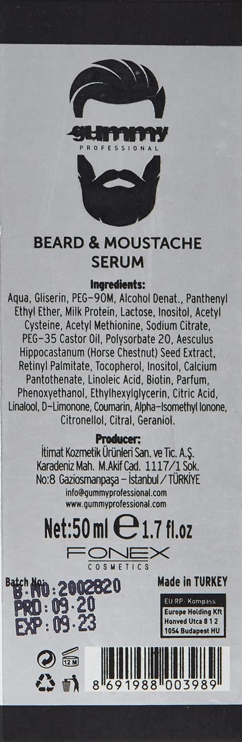 Gummy Beard and Moustache Serum 50 ml : Amazon.co.uk: Beauty