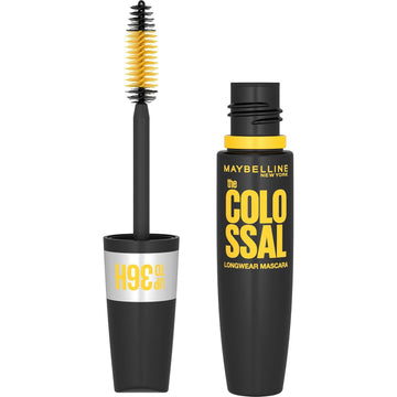 Maybelline Volum' Express Colossal Waterproof Mascara Makeup , Very Black, 1 Count