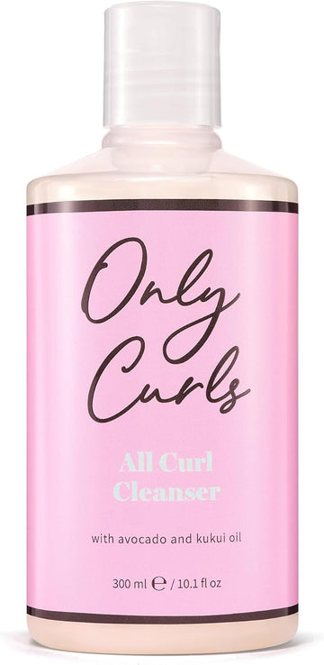 Only Curls All Curl Cleanser, 300Ml, Curly Hair Care Shampoo, Sulphate-Free, Gentle Formula, Hydrated, Defined & Frizz-Free Curls, Vegan & Cruelty Free, Vegan & Cruelty Free, For All Curly Hair Types