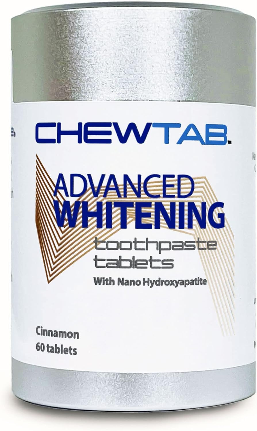 Chewtab Advanced Whitening Toothpaste Tablets with Nano-Hydroxyapatite Cinnamon