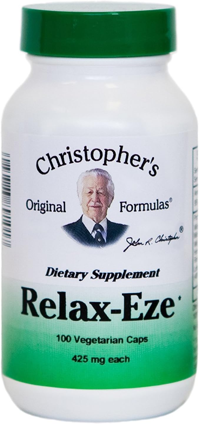 Dr. Christopher Relax-Eze 100 vegetarian caps