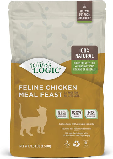 Nature'S Logic Feline Chicken Meal Feast, 3.3Lb