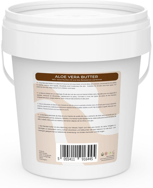 Mystic Moments | Aloe Vera Blended Butter 1Kg - Natural Cosmetic Butters Vegan GMO Free