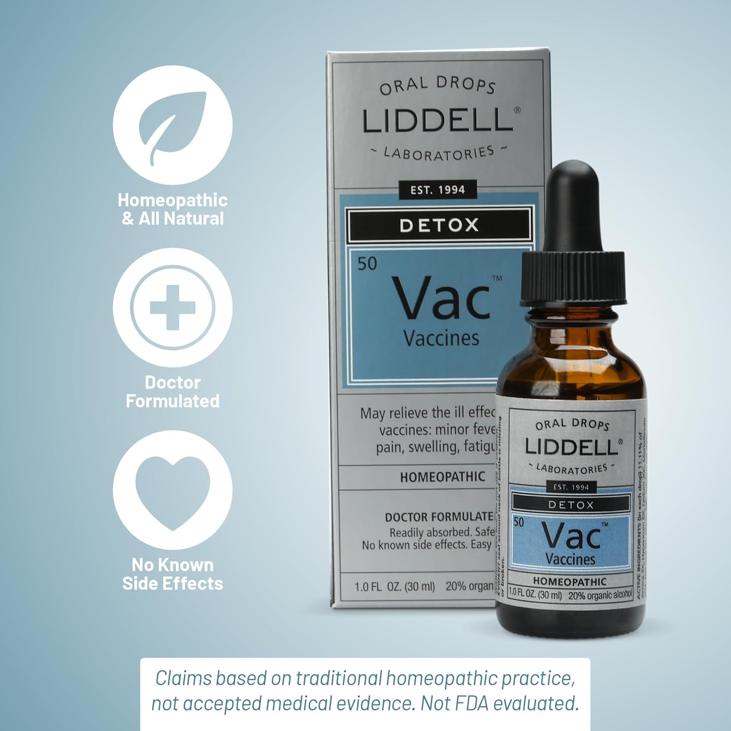 Buy Liddell Homeopathic Vaccine Detox Oral Drops - 1 Oz On  Free Shipping On Qualified Orders