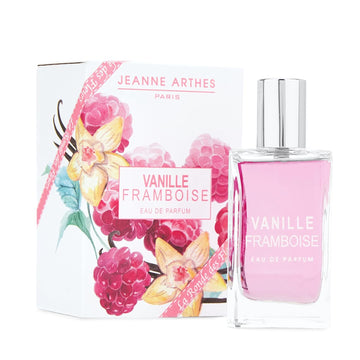La Ronde Des Fleurs - Vanille Framboise Eau De Parfum - Spray Perfume For Women - Floral Fruity Scent, Notes Of Strawberry, Raspberry, Peach, Made In France, Long Lasting, 1.01 Fl. Oz