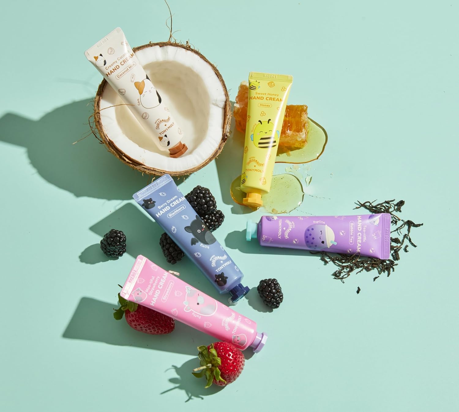 Tonymoly X Squishmallow Valentine Sunny Sweet Honey Hand Cream - Hydrating And Nourishing, 30Ml