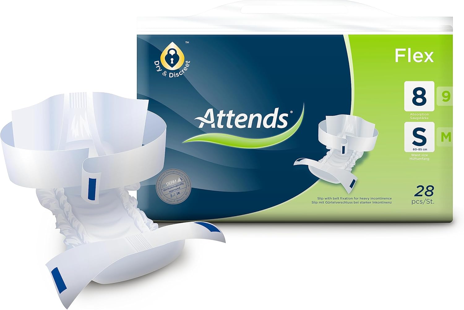 Attends Small Flex 8 Belted Pad