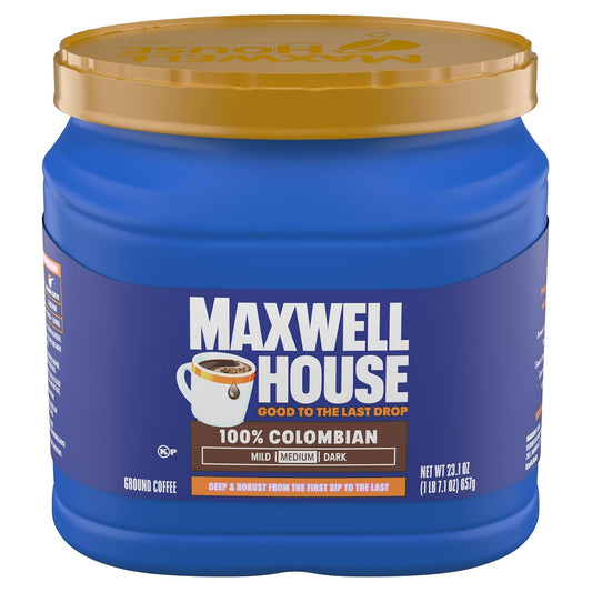 Maxwell House 23.1Oz Ground Coffee Medium 100% Colombian Roast