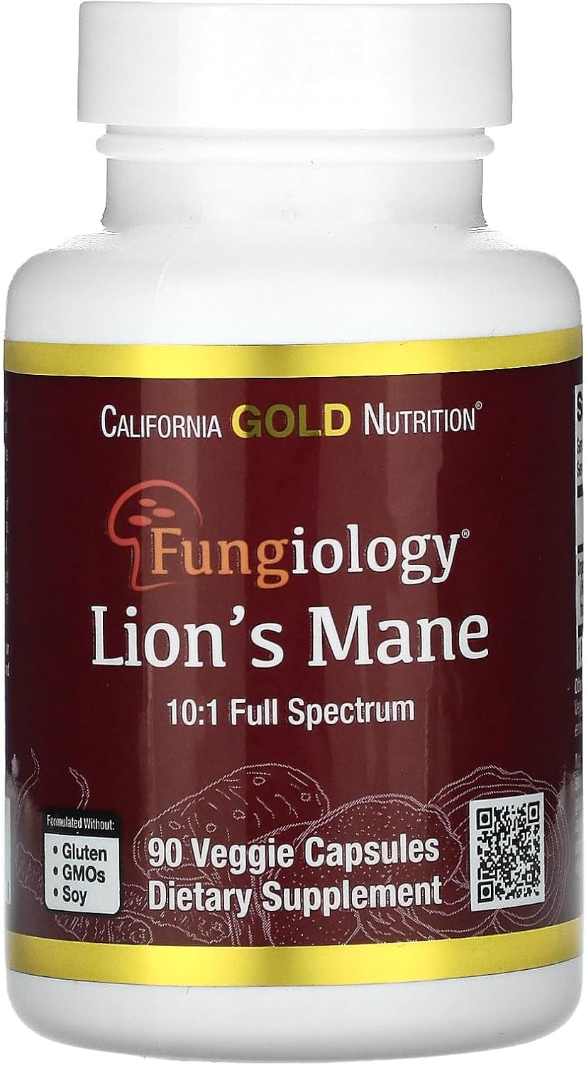 California Gold Nutrition Lion'S Mane, 90 Plantcaps
