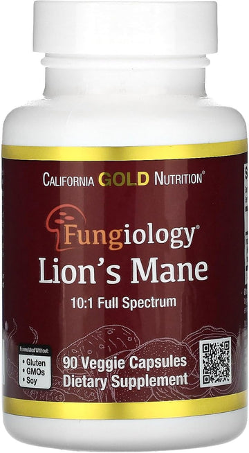 California Gold Nutrition Lion'S Mane, 90 Plantcaps