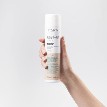 Revlon Professional Professional Re/Start Curls Nourishing Cleanser For Hair (250Ml) Shine & Definition, Sulfate Free Silicone, Unisex, Beige