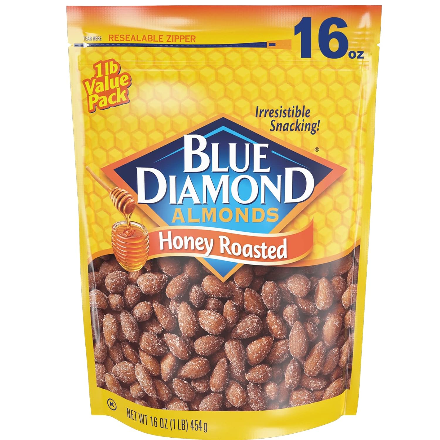 Blue Diamond Almonds, Bold Habanero Bbq, 16 Ounce