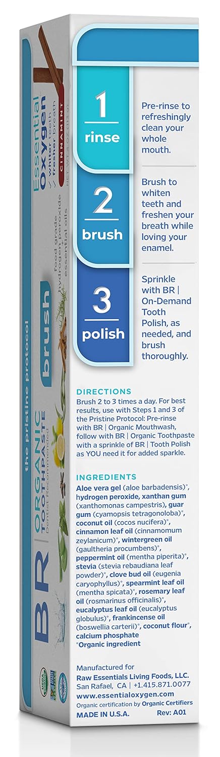 BR Organic Low Abrasion Toothpaste Cinnamint