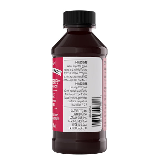Lorann Oils Rum Bakery Emulsion: Realistic Flavor, Ideal For Enhancing Boozy Notes In Baked Goods, Gluten-Free, Keto-Friendly, Extract Alternative Essential For Your Kitchen, 4 Oz