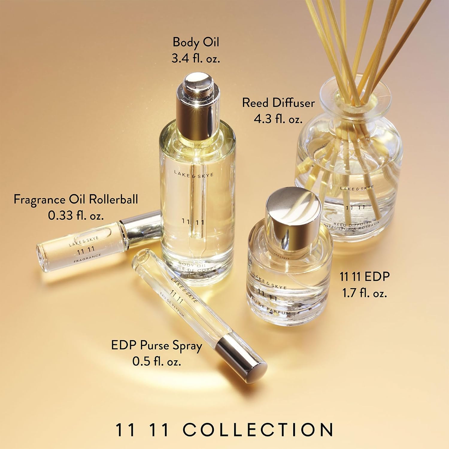 Lake & Skye 11 11 Eau De Parfum Travel Spray, Long Lasting Fragrance, 0.5 Fl Oz (15 Ml) - Sheer & Uplifting Scent : Beauty & Personal Care