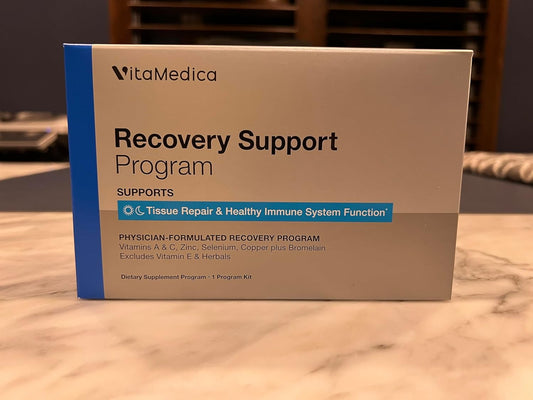 Vitamedica | Recovery Support Program | Natural Post Surgery Support Supplements | Clinical Support| Bromelain With Quercetin | Arnica Montana | Vitamin A, Vitamin C, Zinc | Gluten Free | Made In Usa