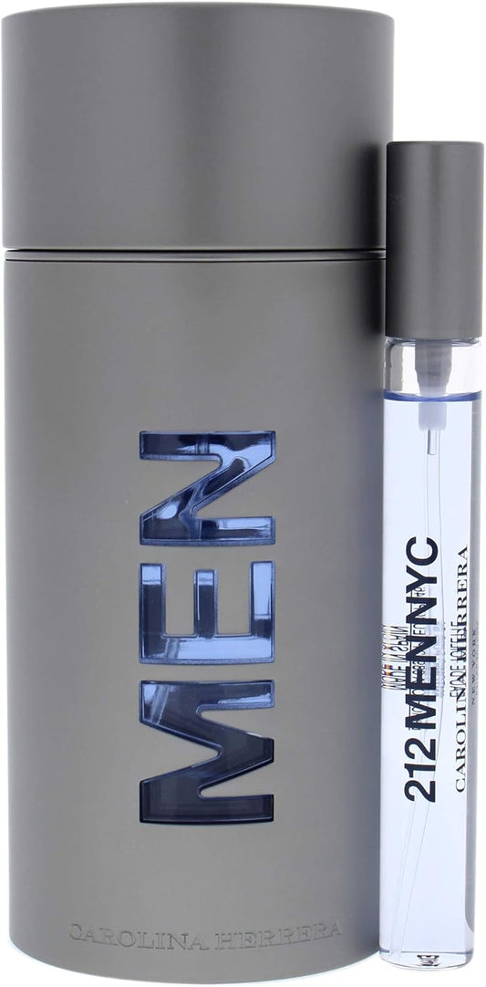 Carolina Herrera 212 Men Nyc For Men 2 Pc Gift Set 3.4Oz Edt Spray, 0.33Oz Edt Spray