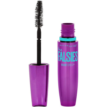 Maybelline Volum' Express Falsies Volumizing, Washable Mascara, Blackest Black, 1 Count