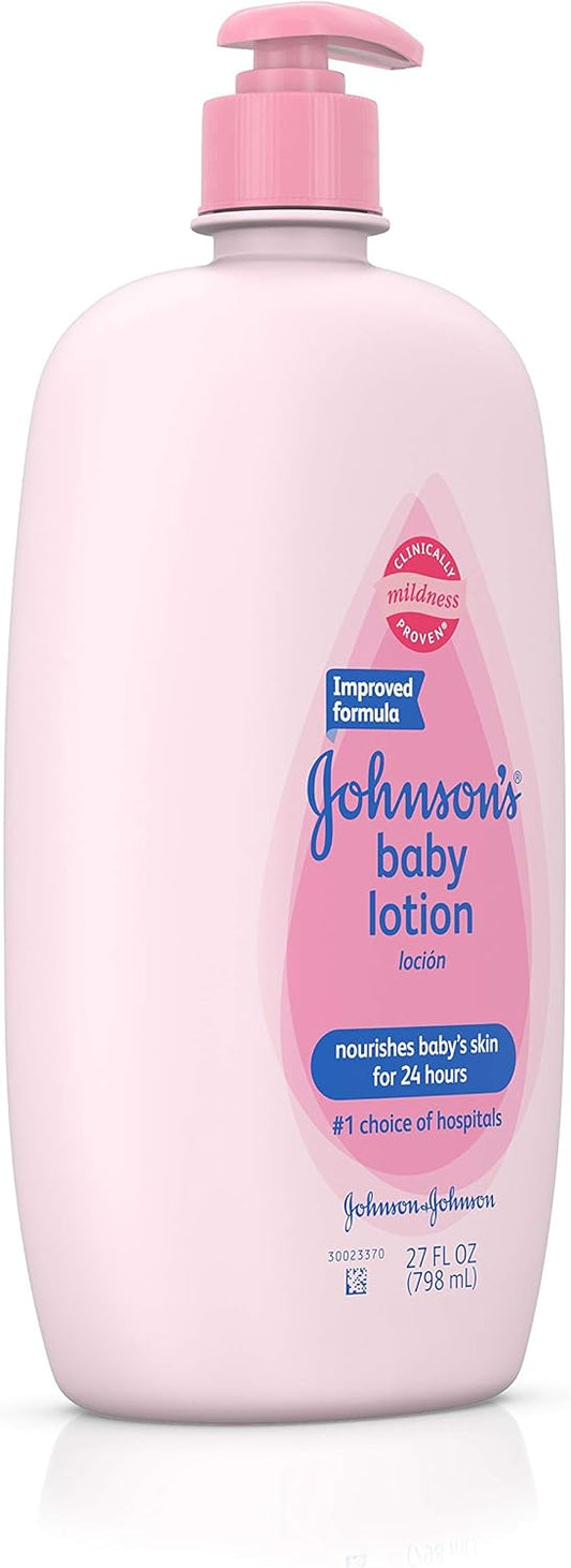 Johnson'S Baby Lotion, Moisturizer For Sensitive Skin, 27 Fl. Oz