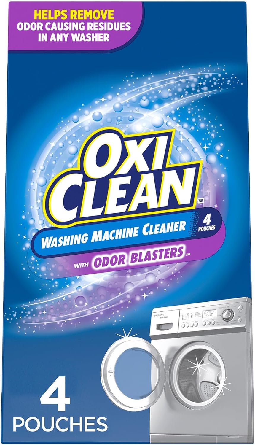 Oxiclean Washing Machine Cleaner With Odor Blasters, 4 Count