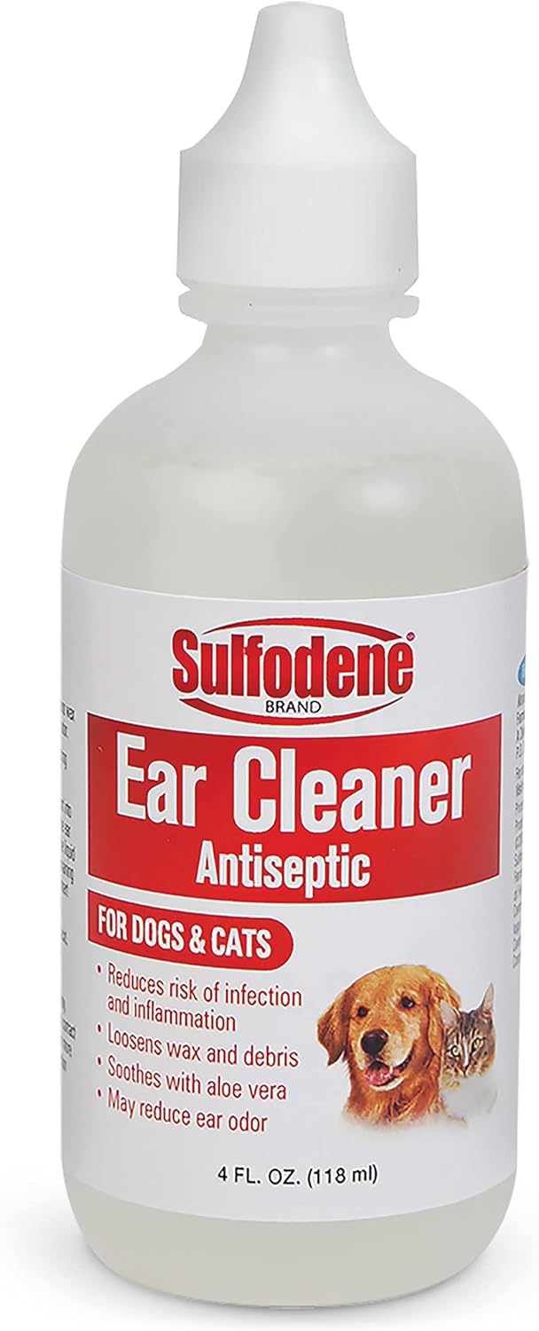 Sulfodene Ear Cleaner for Dogs & Cats 4oz