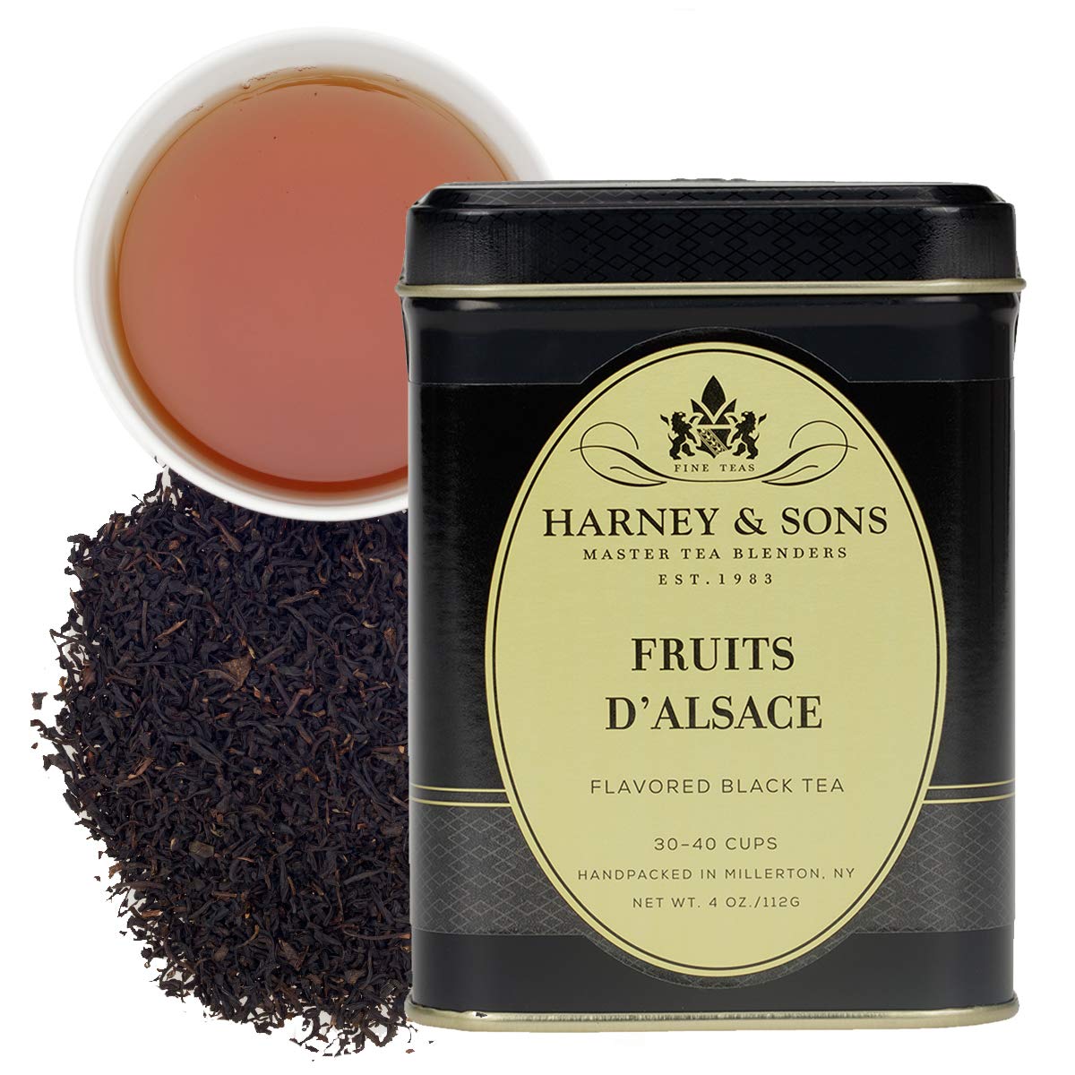 Harney & Sons Fruits D'Alscace Loose Tea, Tin, Apricot, 4 Oz