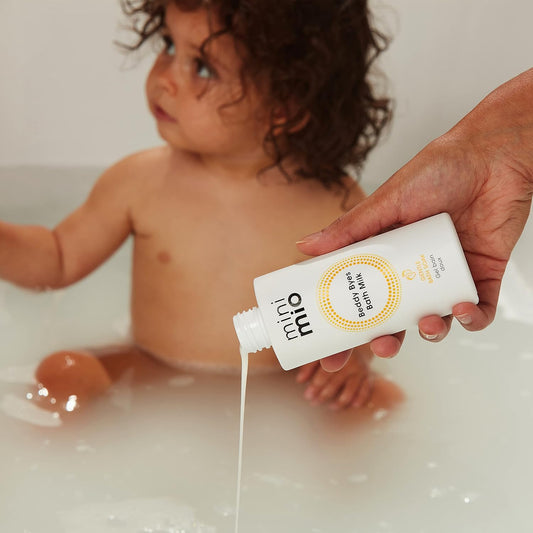 Mama Mio Mini Mio Beddy Byes Bath Milk 200Ml | Suitable For Newborns And Sensitive Skin, Vegan, Cruelty-Free, Dermatologically Tested, Paediatrician Approved
