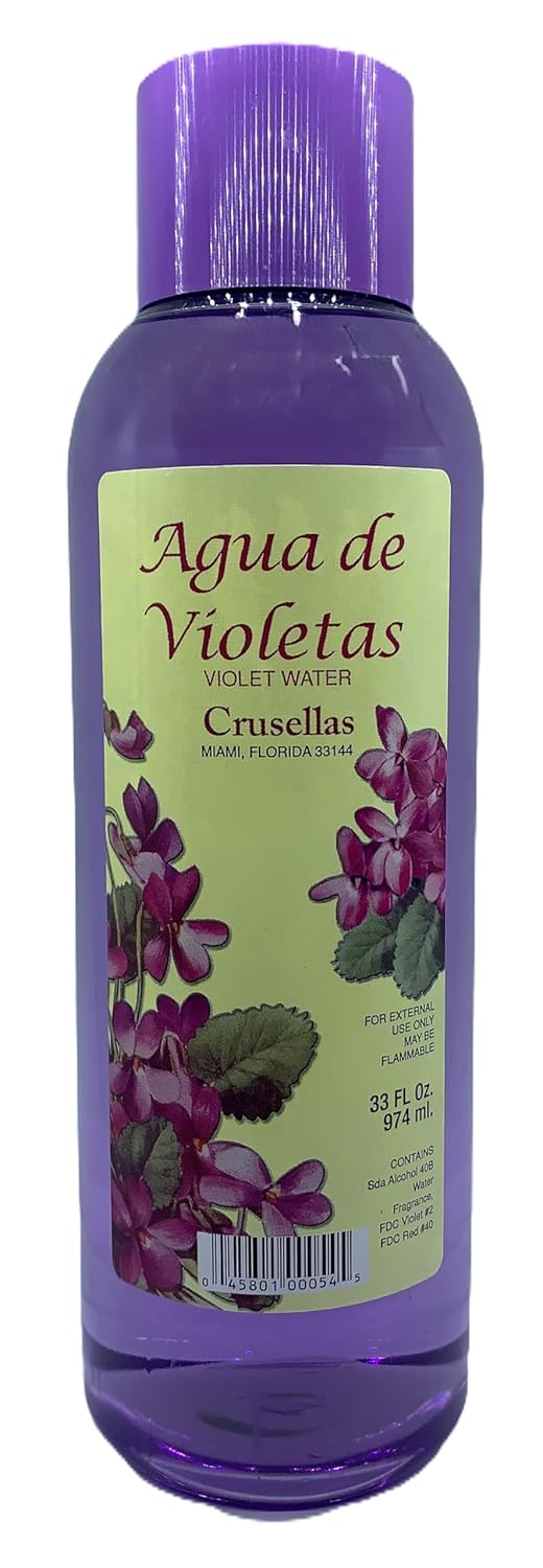 Crusellas Agua De Violetas (Violet Water) Splash Cologne 33 Fl. Oz. : Health And Personal Care : Beauty & Personal Care