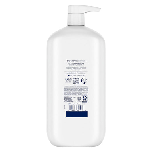 Dove Ultra Care Conditioner Daily Moisture Pack Of 4 For Dry Hair Conditioner With Bio-Restore Complex 31 Oz