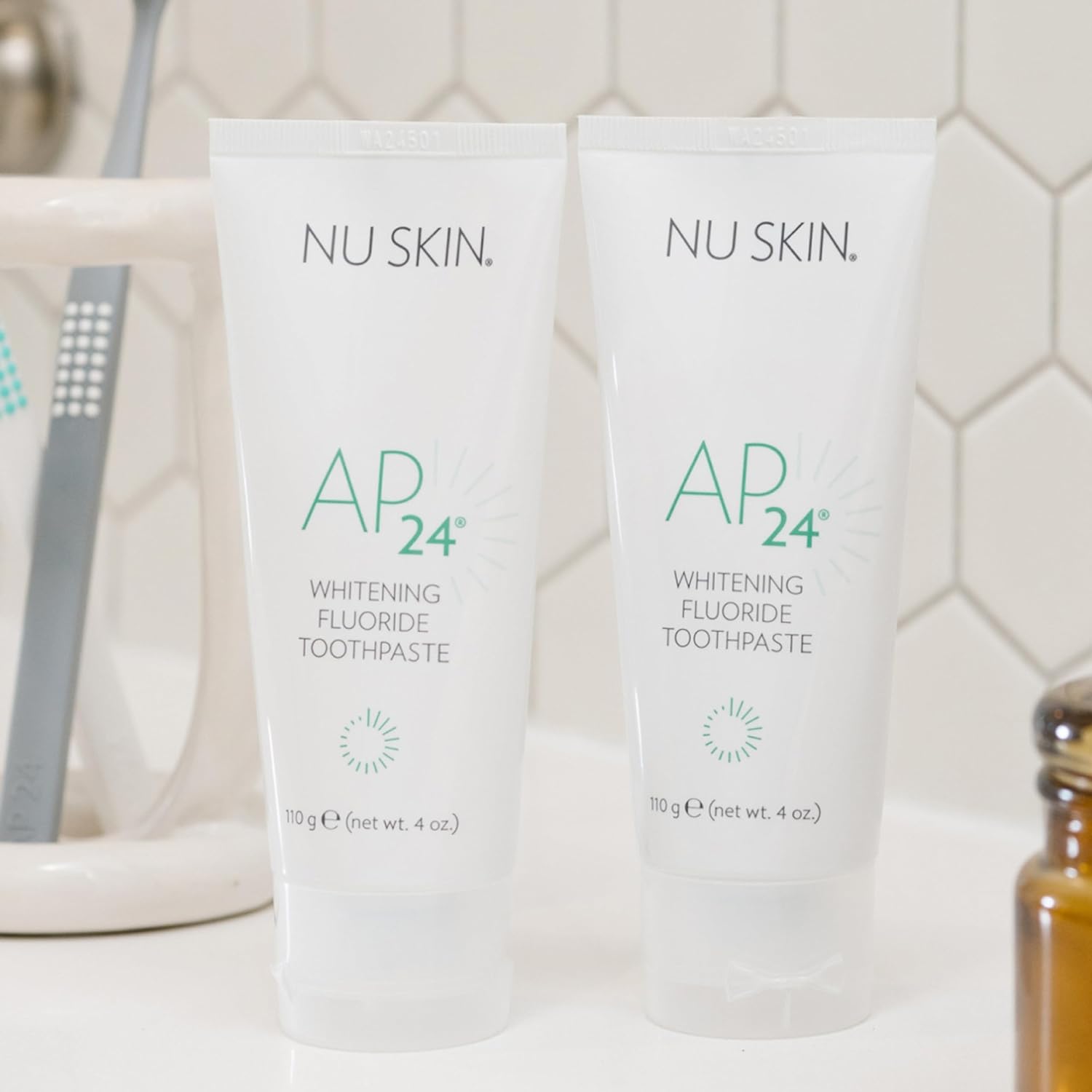 Nu Skin AP 24 Whitening Fluoride Toothpaste 2-pack : Health & Household