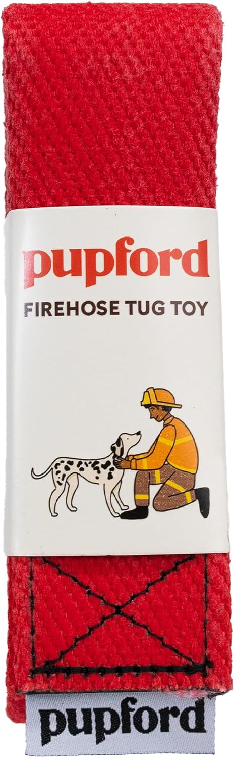 Pupford Firehose Tug Toy For Dogs | Durable, Interactive Dog Toy For Tug-Of-War | Made From Tough Firehose Material | Strong Handle For Easy Grip | Ideal For Medium To Large Dogs | Built To Last