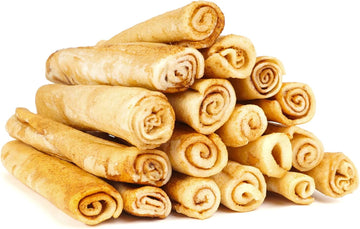 Mon2Sun Dog Rawhide Rolls Twist Sticks 6-6.5 Inch Dog Chew Treats Chicken Flavor 18 Count For Puppy And Small Dogs